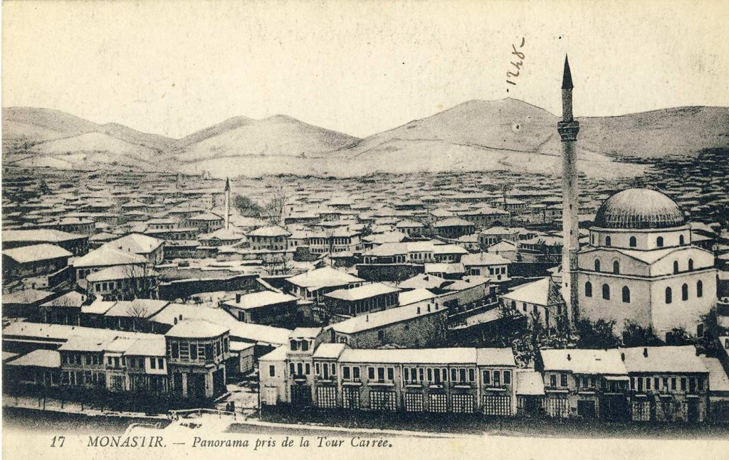 Панорама на градот од Саат кулата 1917 г